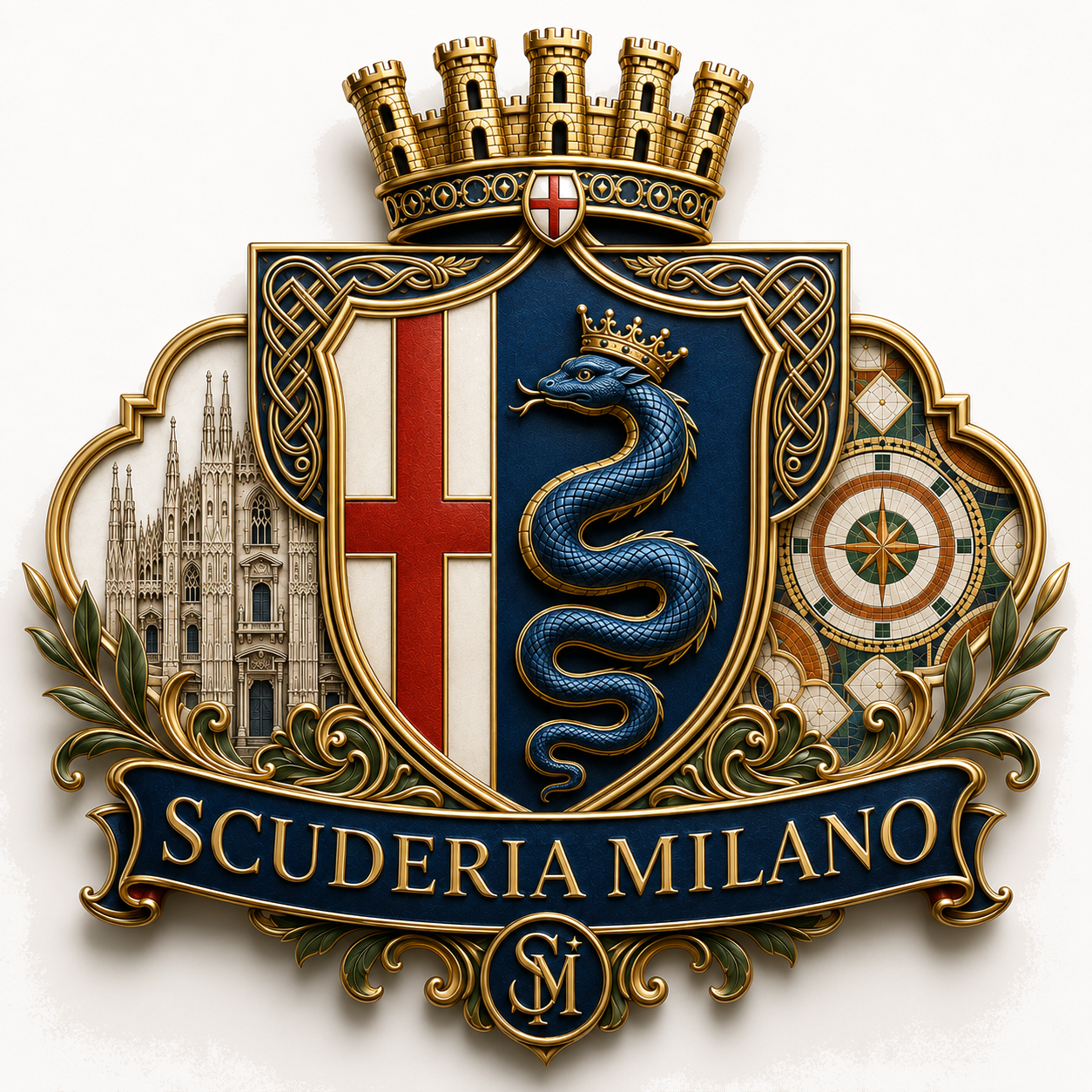Scuderia Milano crest and wordmark
